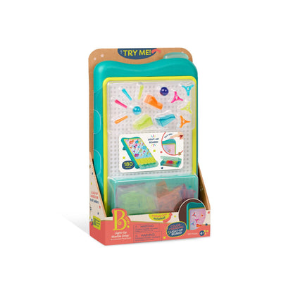 Tablero luminoso de pegs y canicas (180 piezas)