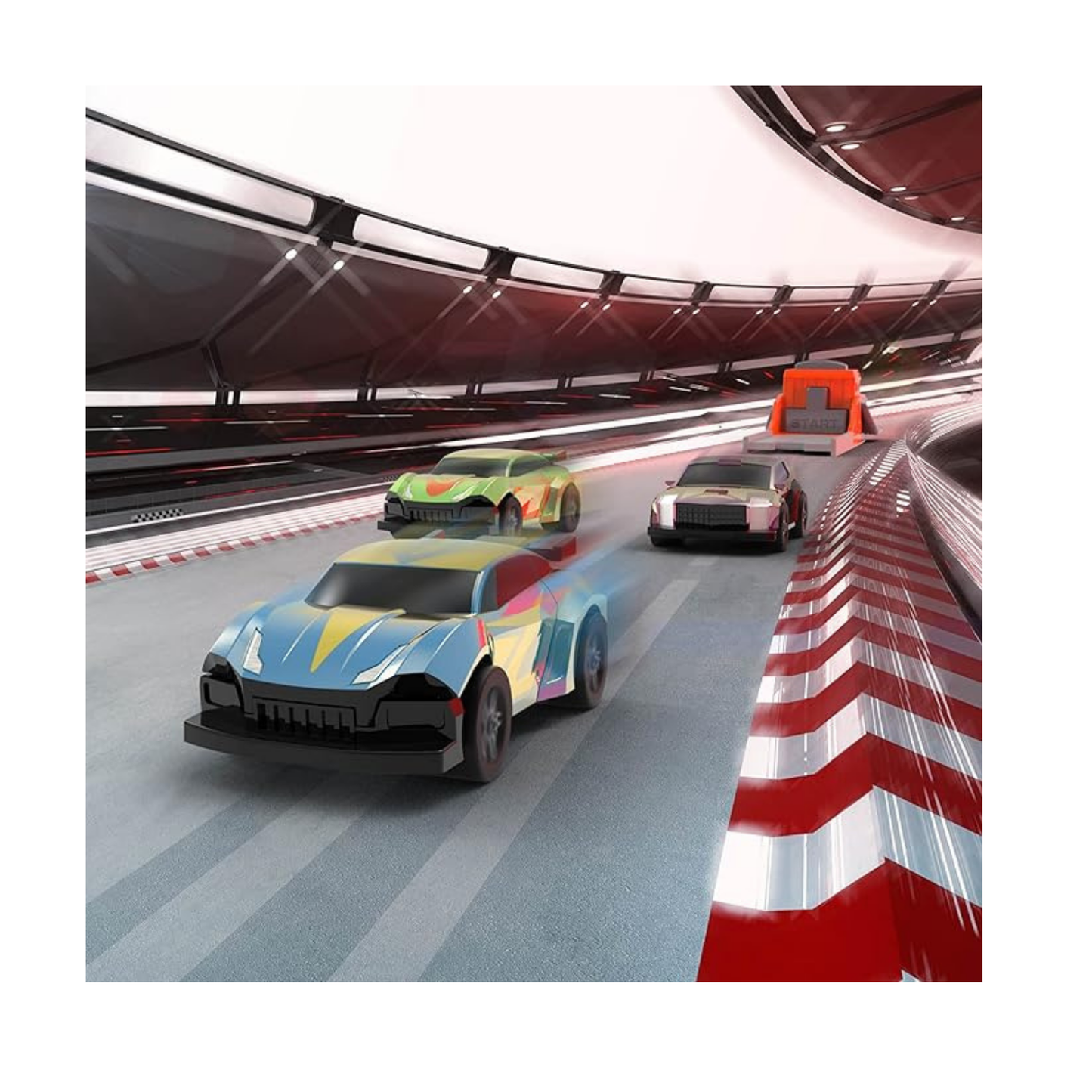 Estación de lanzamiento autos deportivos – Pocket Series