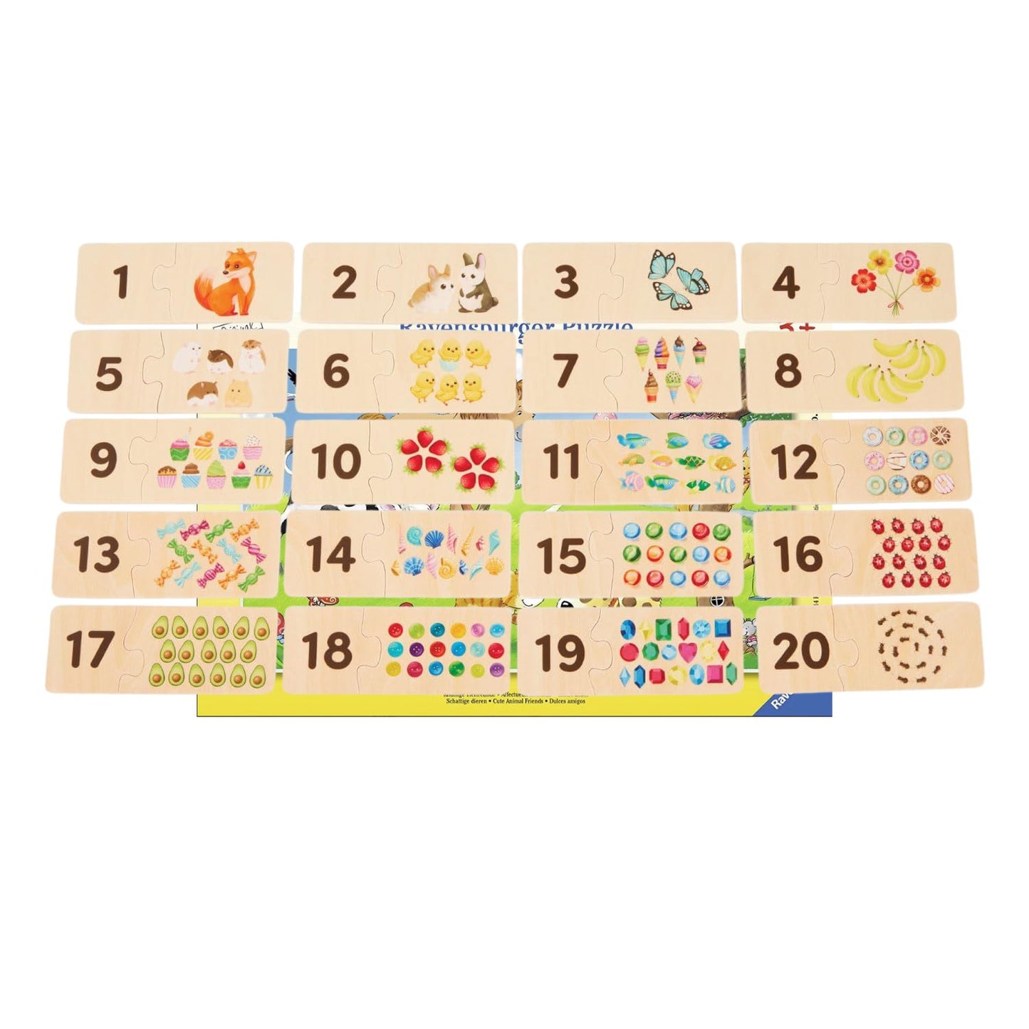 Puzzle de madera - Números