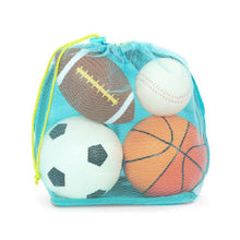 Set De Pelotas Deportivas - 4 Piezas Con Bolso
