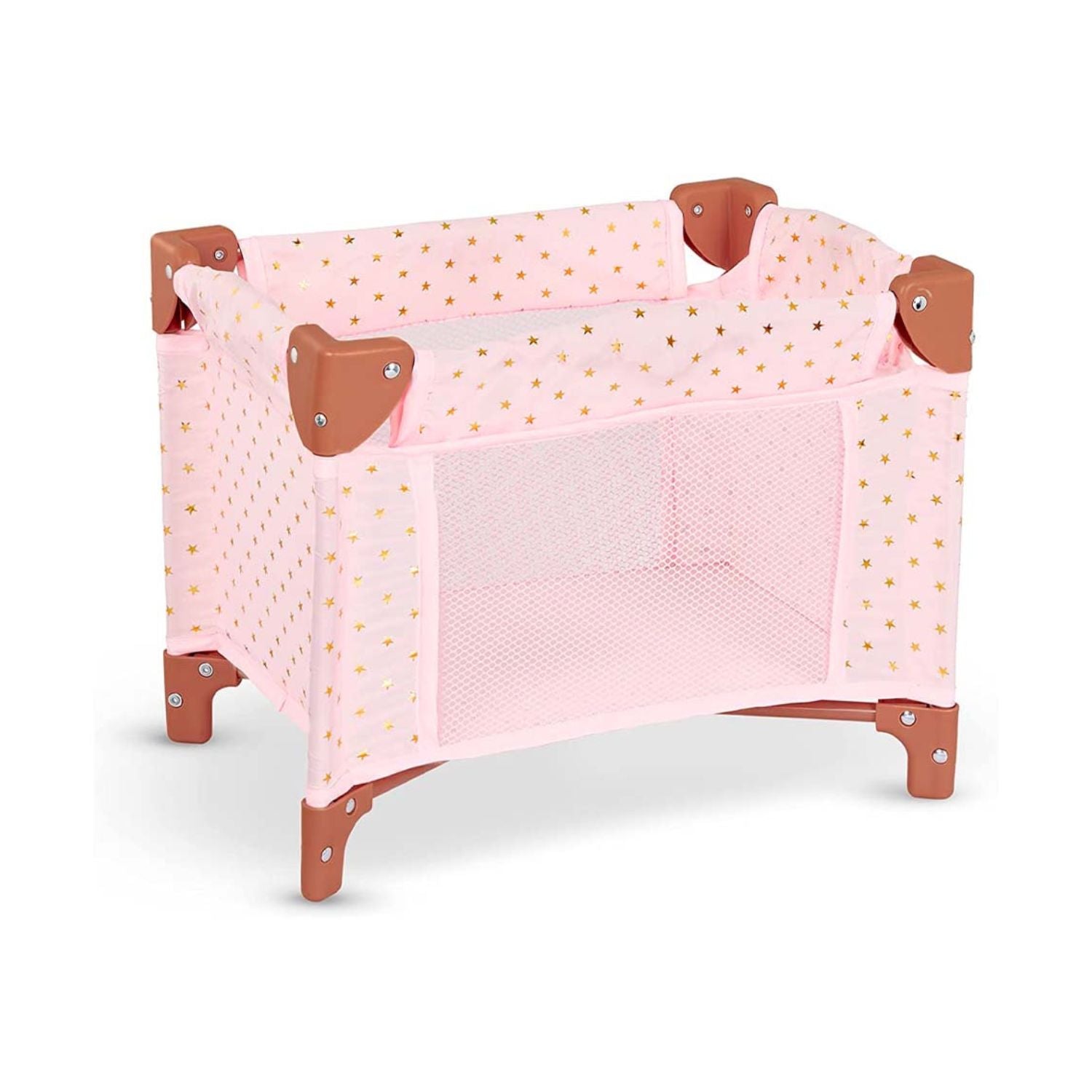 Cuna Para Muñecas Plegable - Rosada