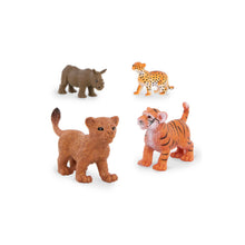 Pack Figuras Terra · Crías de Animales Salvajes + Dinosaurios Carnívoros