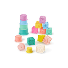 Bloques blandos y vasos apilables
