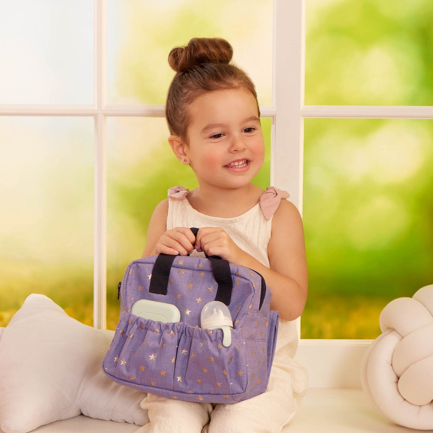 Bolso Pañalero Lullababy - Lila