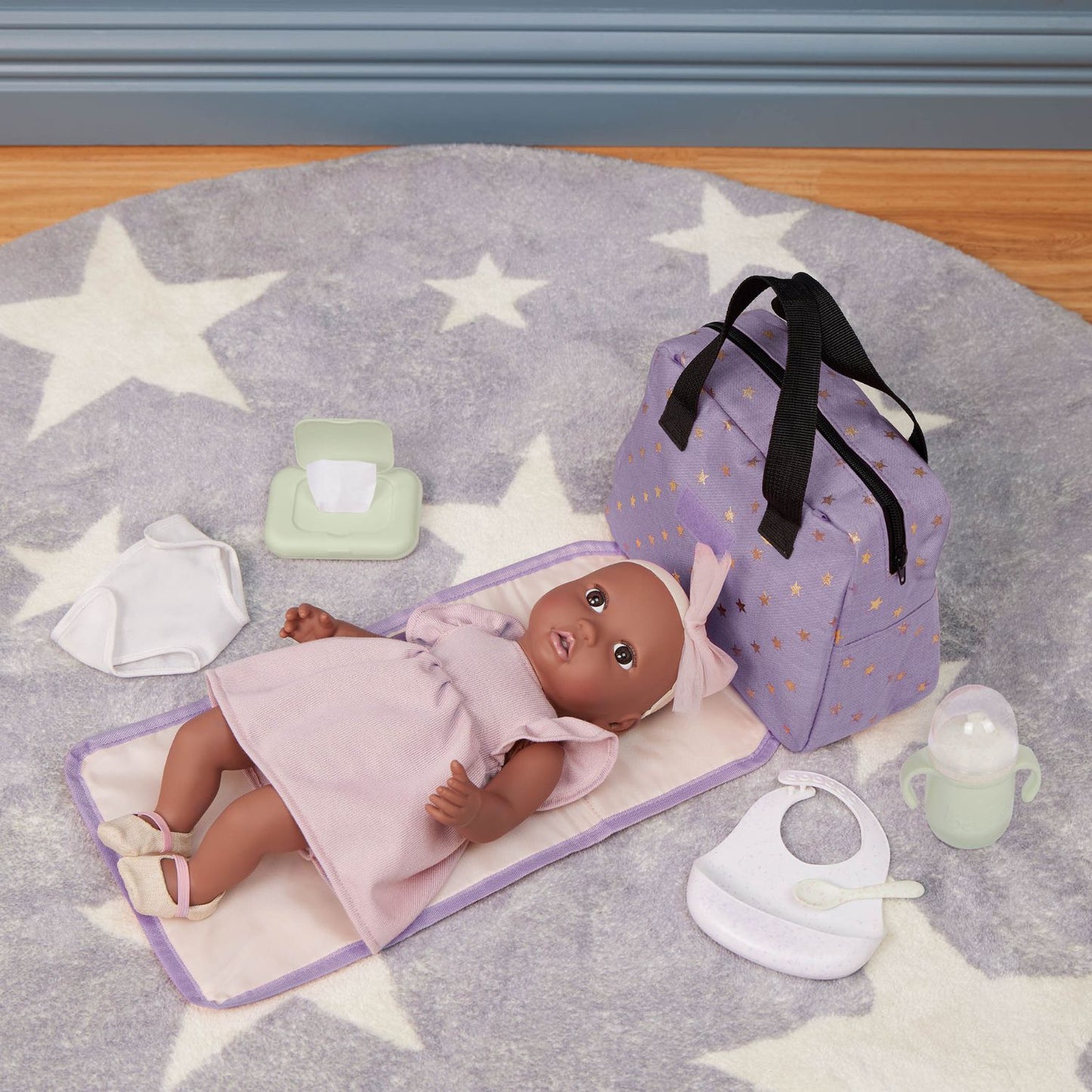 Bolso Pañalero Lullababy - Lila