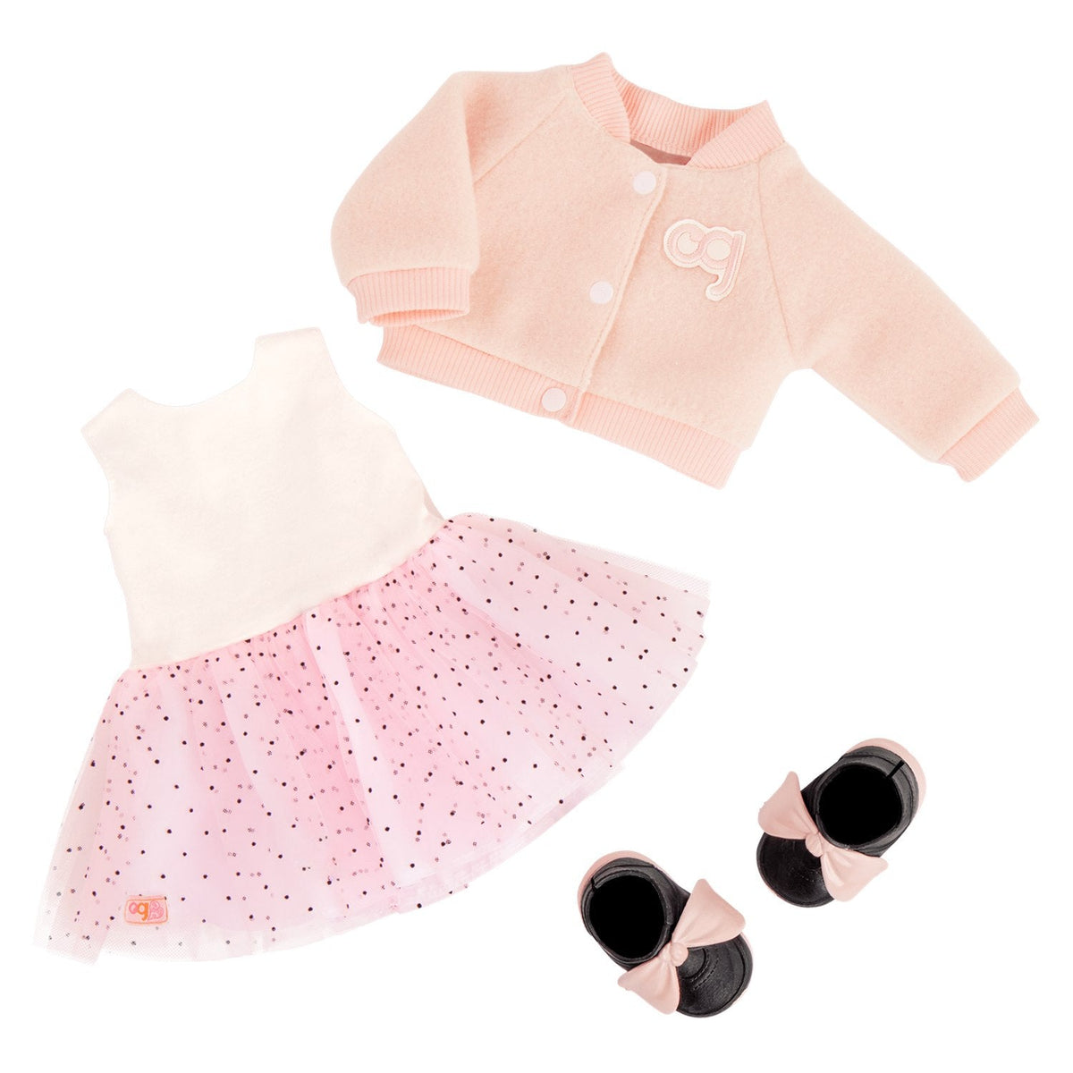 Tenida ballet con chaqueta varsity