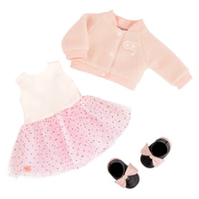 Tenida ballet con chaqueta varsity
