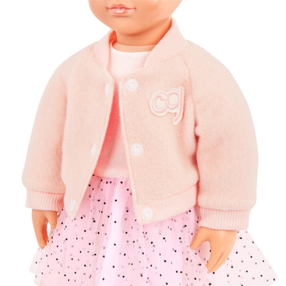 Tenida ballet con chaqueta varsity