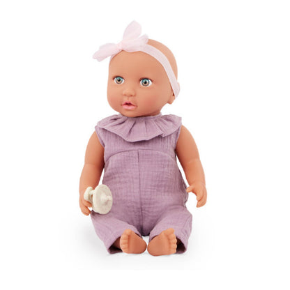 Pack Muñeca LullaBaby Jumper Lila + Silla de Comer Lullababy