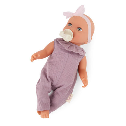 Pack Muñeca LullaBaby Jumper Lila + Silla de Comer Lullababy