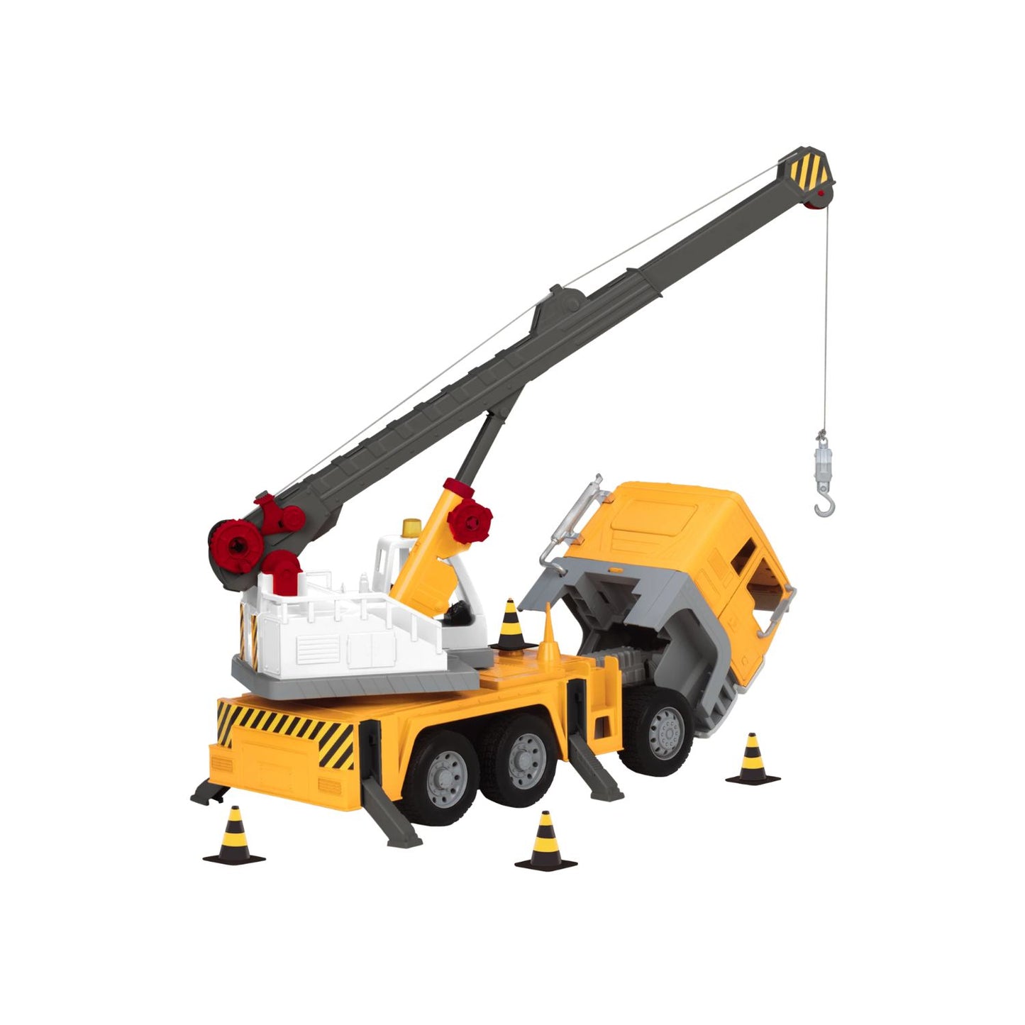 Camión Grua Amarillo realista