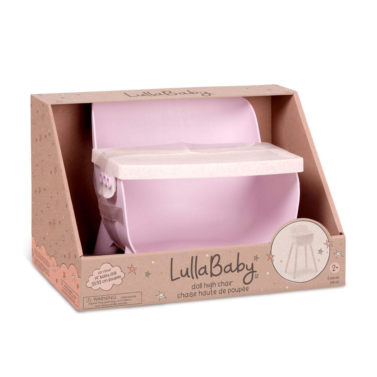 Silla de Comer para Muñecas LullaBaby