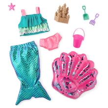 Tenida traje de baño de sirena