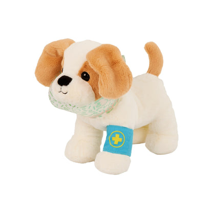 Set veterinario con perrito de peluche
