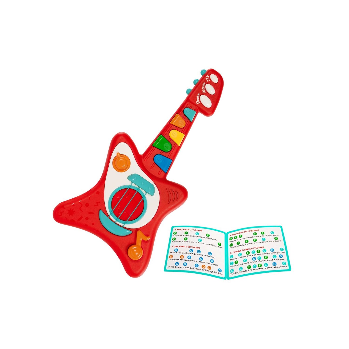 Guitarra Rock & Learn Con Cancionero