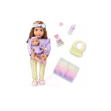 Muñecas hermanas Tory y Riley con accesorios de bebé