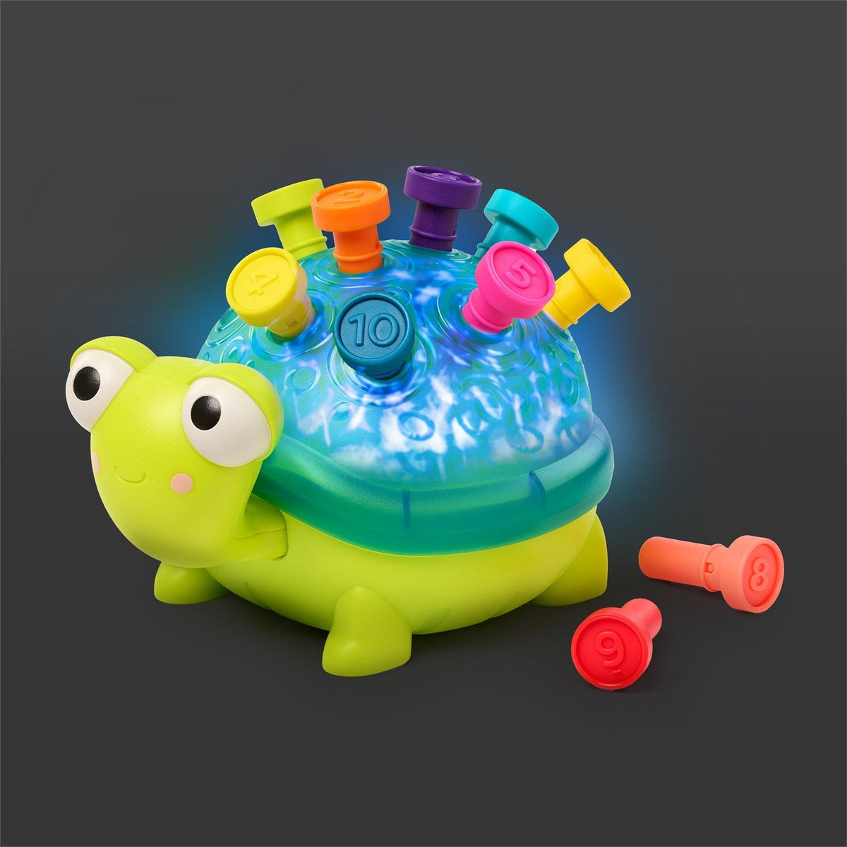 Tortuga aprende a contar con luces y sonido