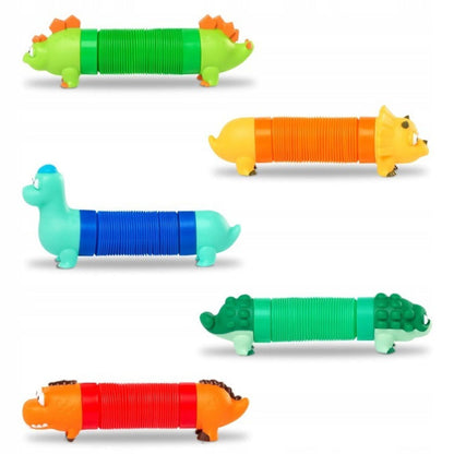 Set sensorial de tubos temáticos de dinosaurios (Mix & Match)