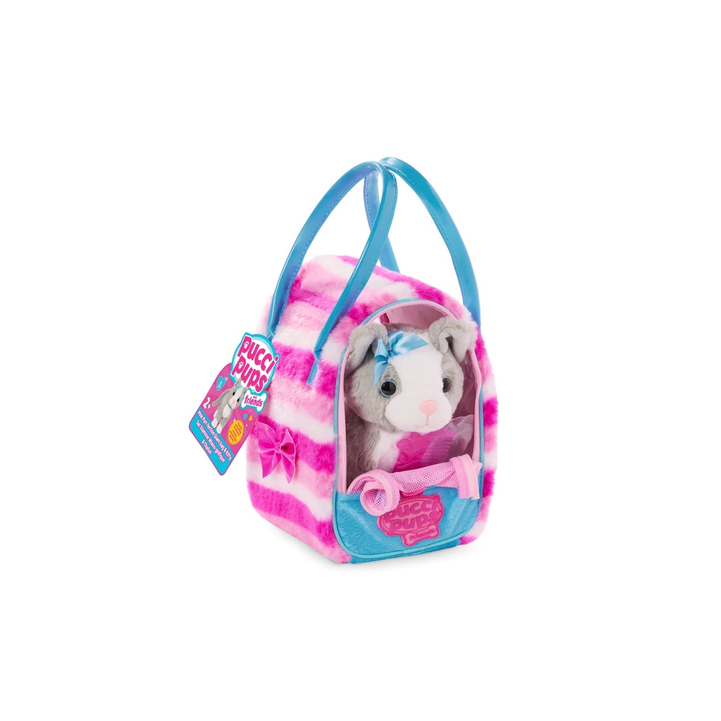 Gatito de Peluche con Bolso de Viaje