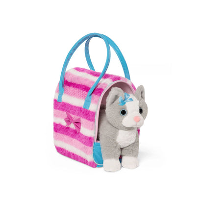 Gatito de Peluche con Bolso de Viaje