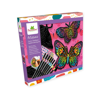 Set Arte Lápices de Colores - Mariposas