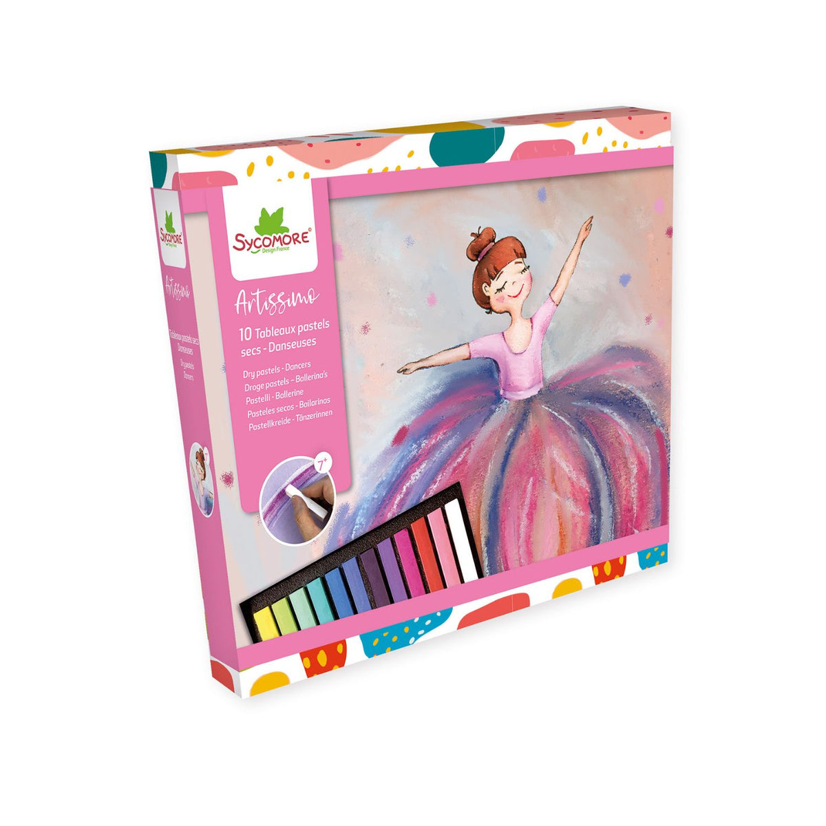 Set Arte Pastel - Bailarinas