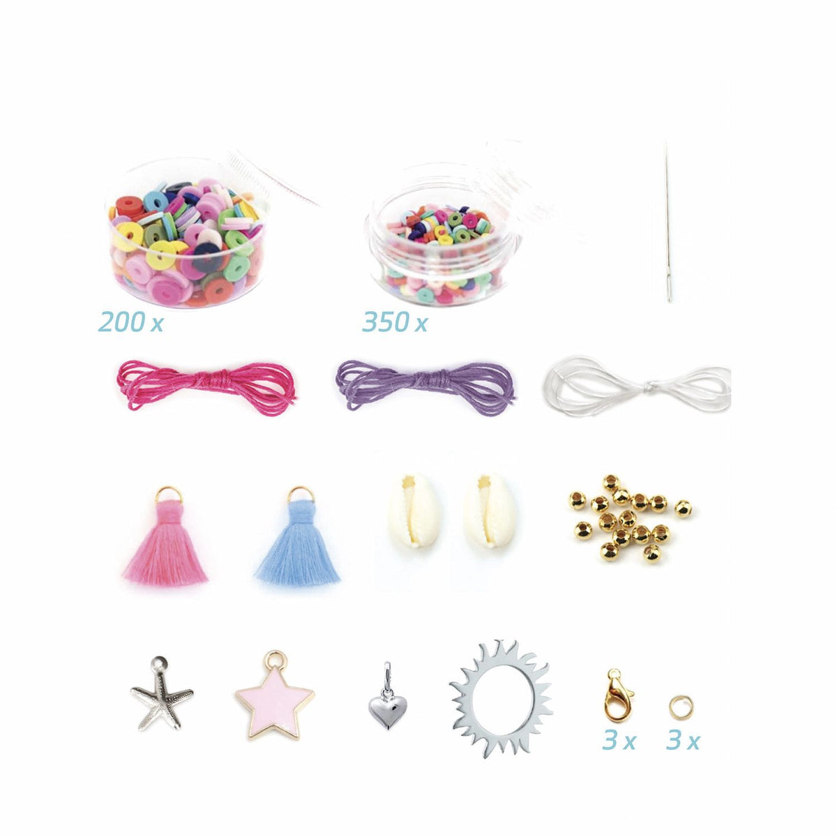 Kit de joyas - Pulseras Heishi