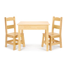 Mesa + 2 sillas - Natural