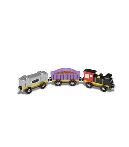 Set trenes de madera
