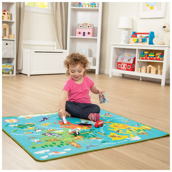 Alfombra viaje alrededor del mundo