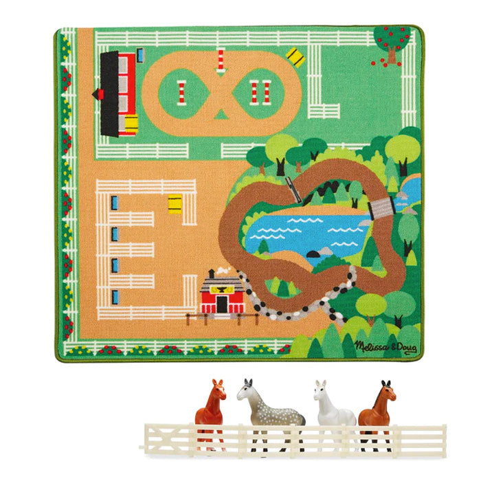 Alfombra rancho de caballos