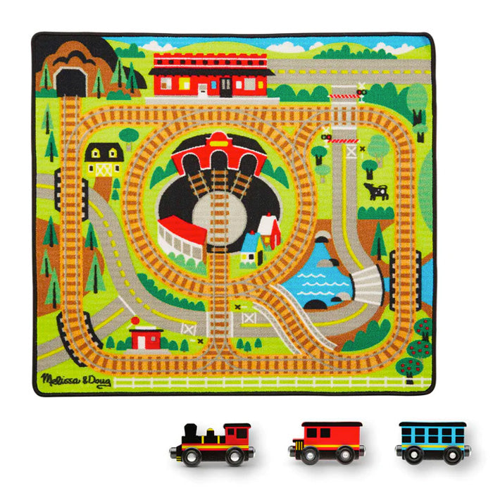 Alfombra pista de trenes