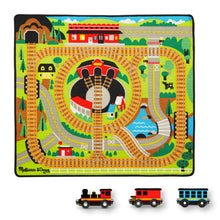 Alfombra pista de trenes