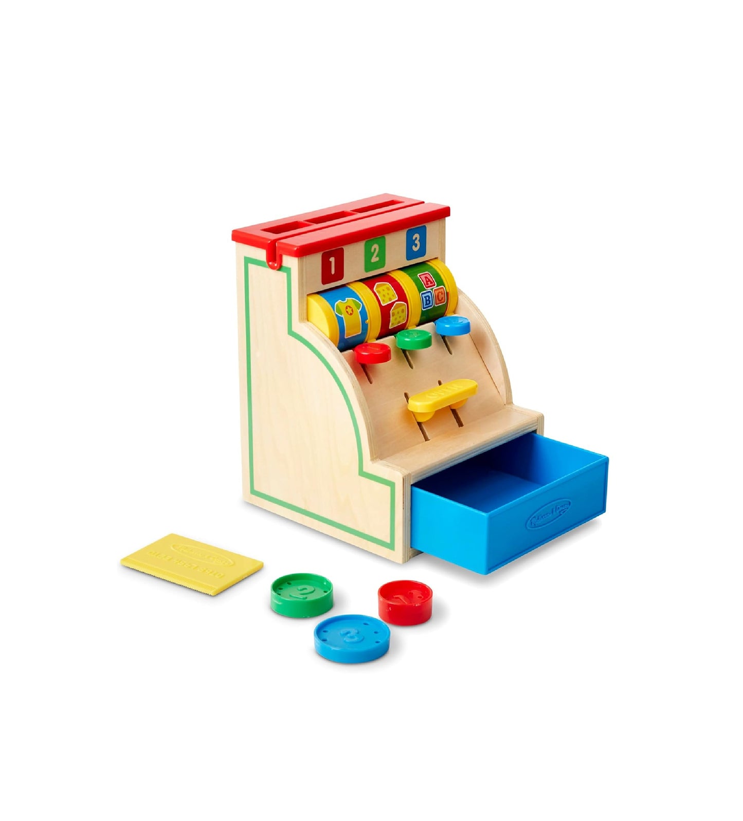 Caja registradora de madera