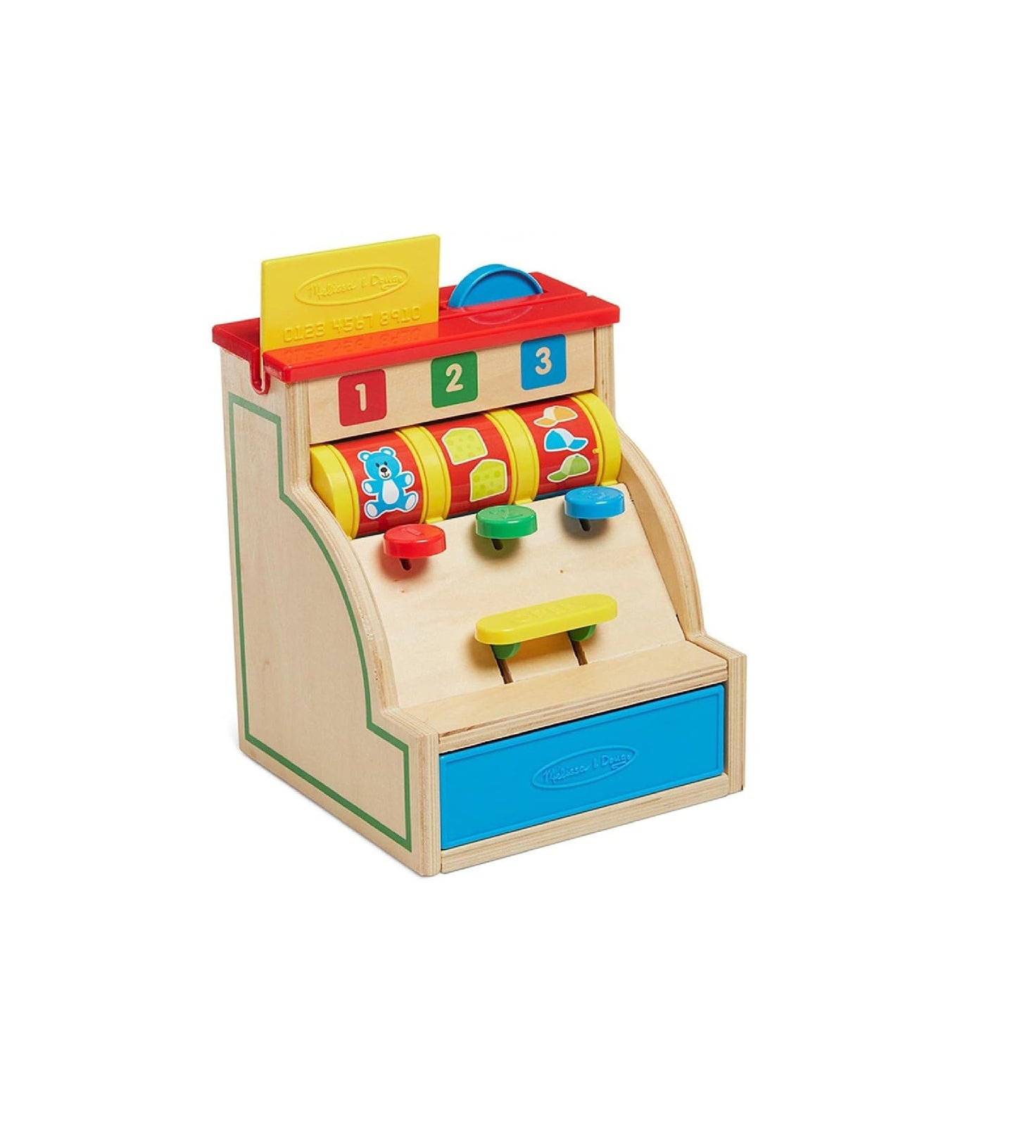 Caja registradora de madera