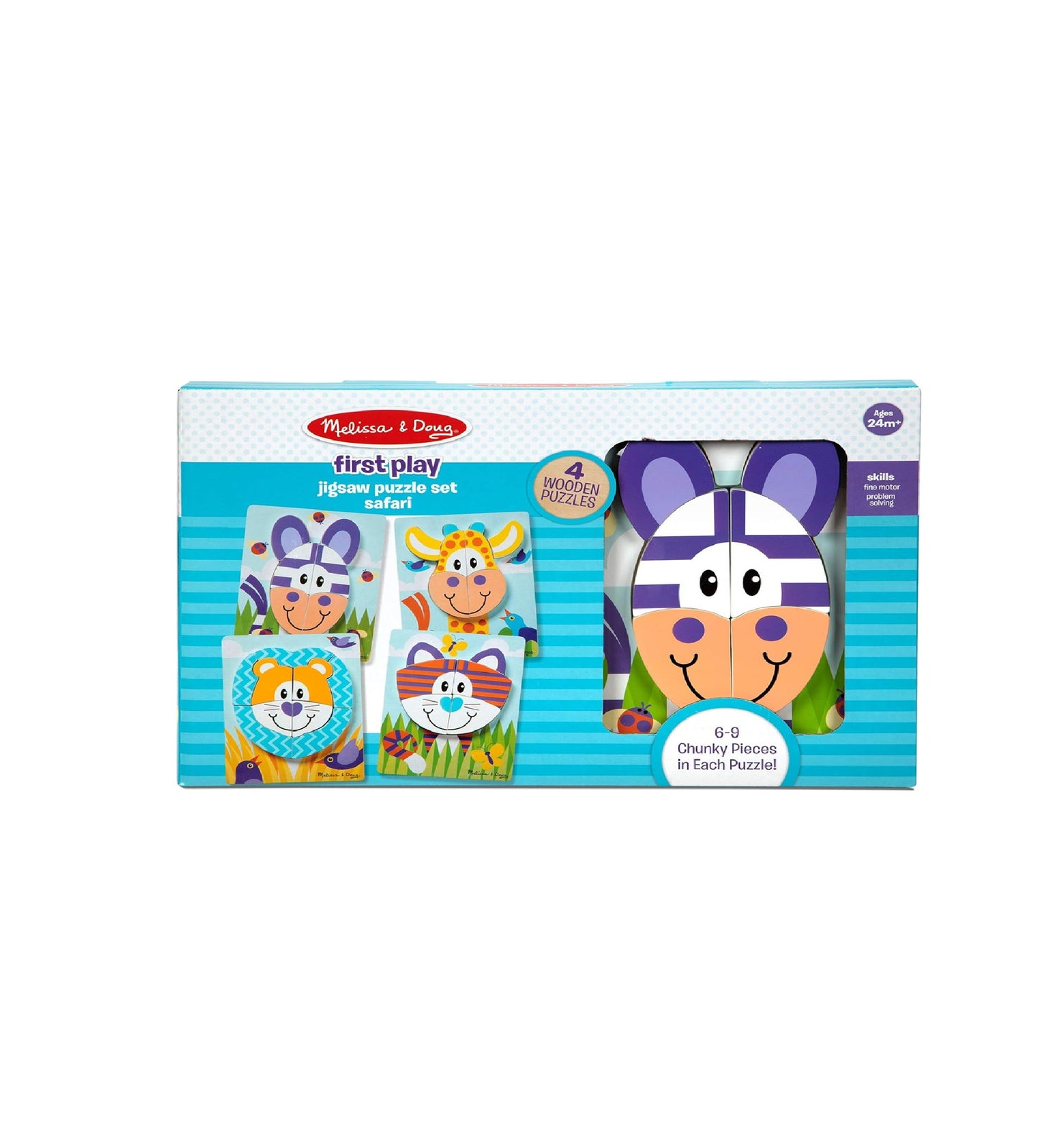 Pack 4 puzzles Safari