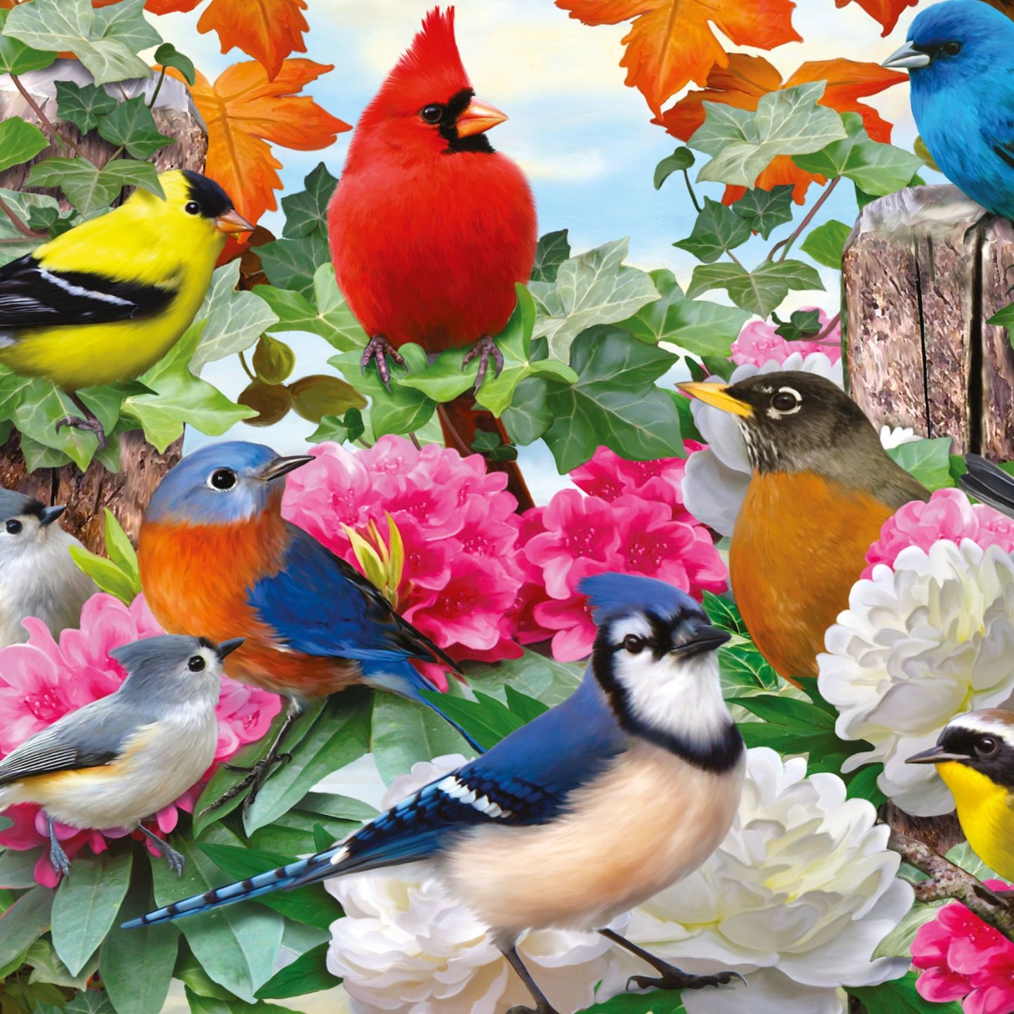 Puzzle 500 Piezas Pájaros en el Jardín