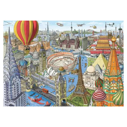 Puzzle La Vuelta al Mundo en 80 Días – 1000 piezas