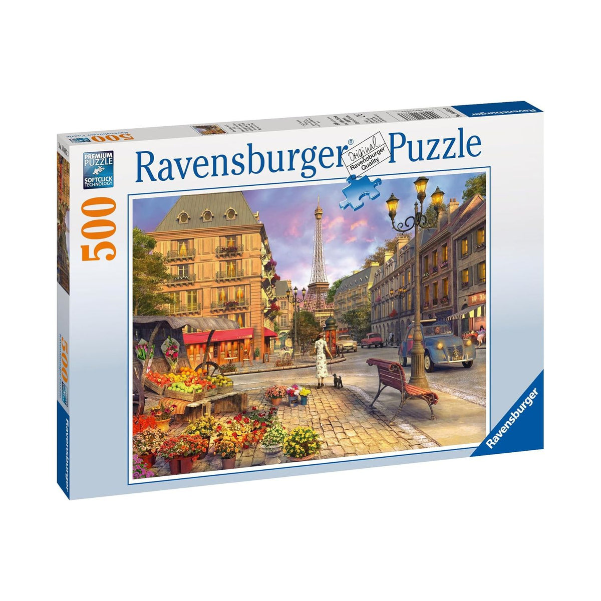 Puzzle Paseo Nocturno por París - 500 piezas