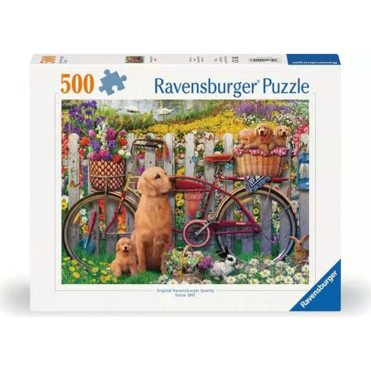 Puzzle Perritos en el Jardín - 500 piezas