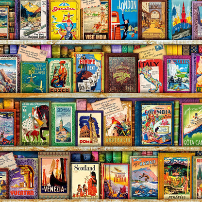 Puzzle 500 Piezas Guías de Viaje Vintage