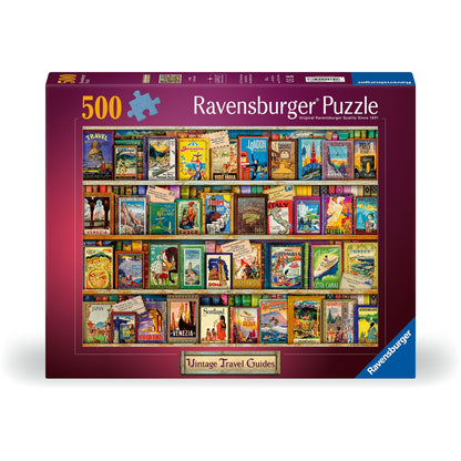 Puzzle 500 Piezas Guías de Viaje Vintage