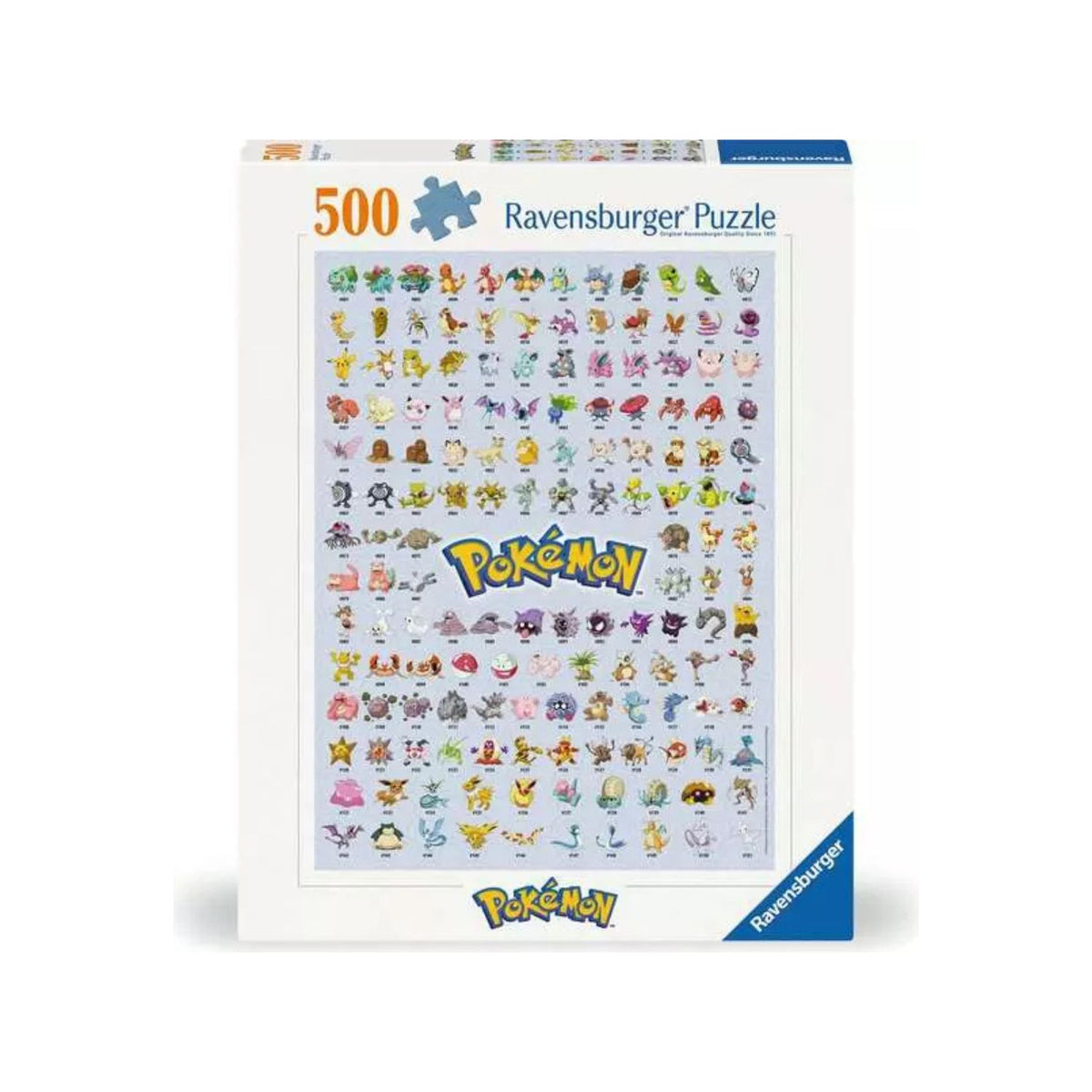 Puzzle Los Primeros 151 Pokémon - 500 piezas