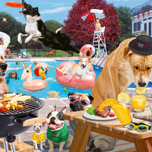 Puzzle 1000 Piezas Fiesta de Perros en la Piscina