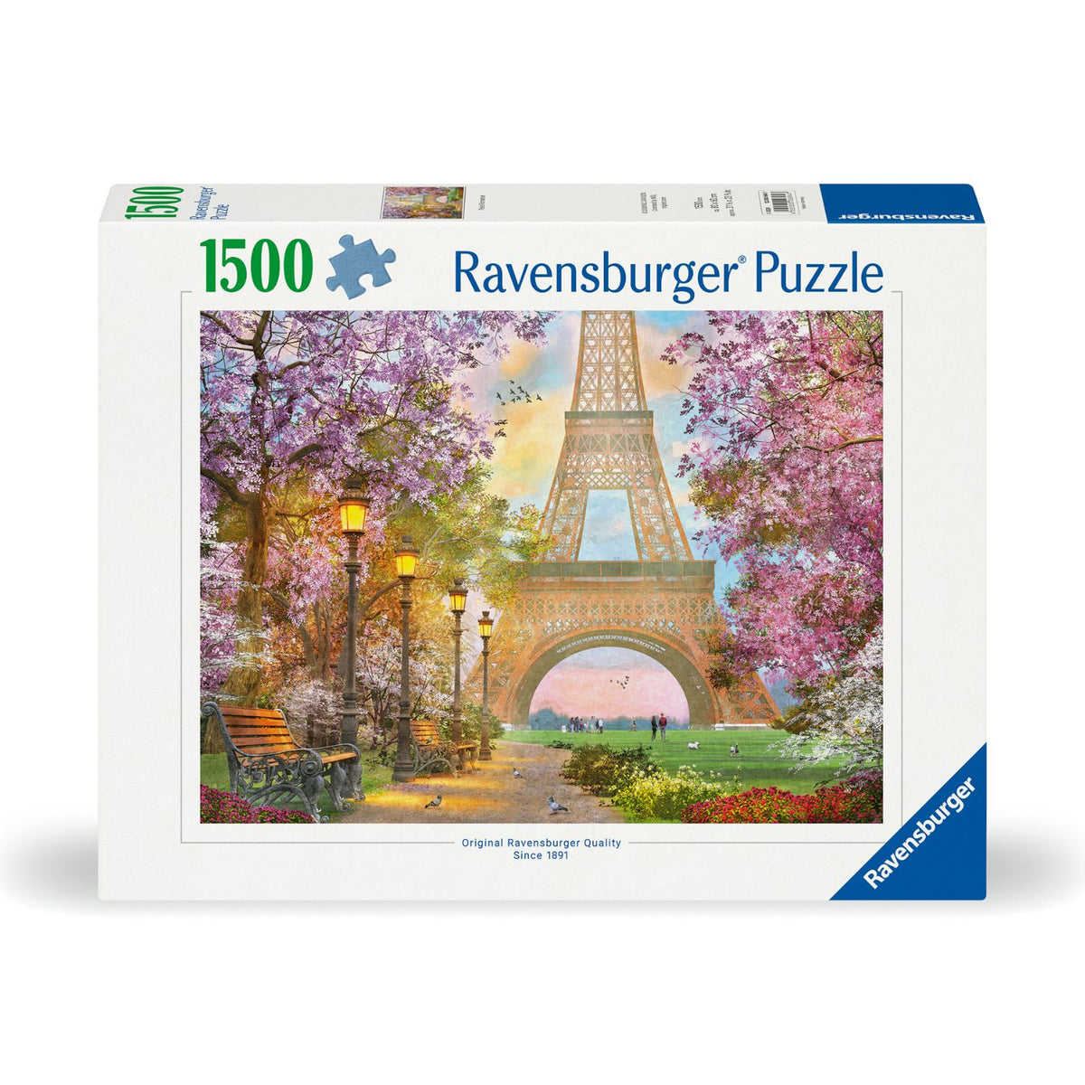 Puzzle Romance en París - 1500 piezas