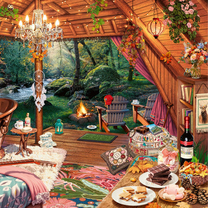 Puzzle 500 Piezas Glamping Acogedor