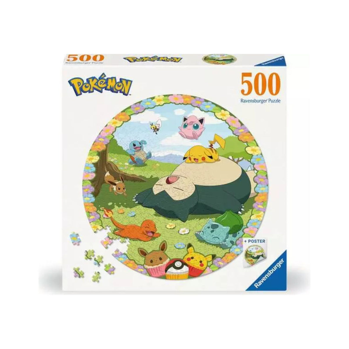 Puzzle Pokémon en Flor - 500 piezas