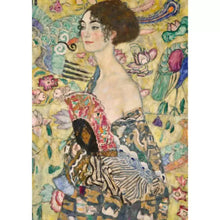 Puzzle Gustav Klimt - Dama con Abanico - 1000 piezas