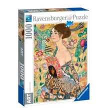Puzzle Gustav Klimt - Dama con Abanico - 1000 piezas