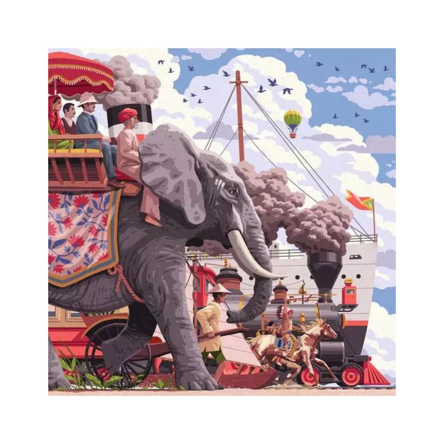 Puzzle Art & Soul: La Vuelta al Mundo en 80 Días – 750 piezas